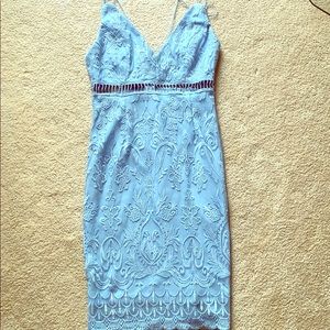 NWT! Blue lace dress from the Pink Lily Boutique